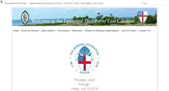 Desktop Screenshot of diocese-eastcarolina.org